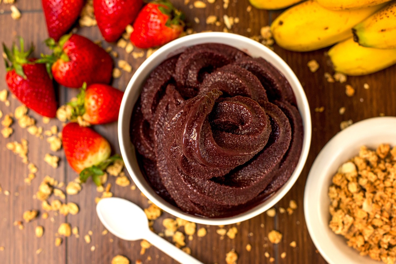 Pudim de açaí do Rodrigo Hilbert; a Fernanda Lima já aprovou; confira. Foto: Pixabay