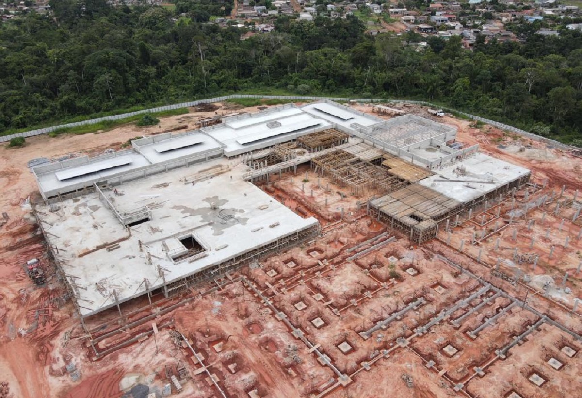 Hospitais regionais no MT chegam a 35% de obras concluídas. Foto: Governo do MT