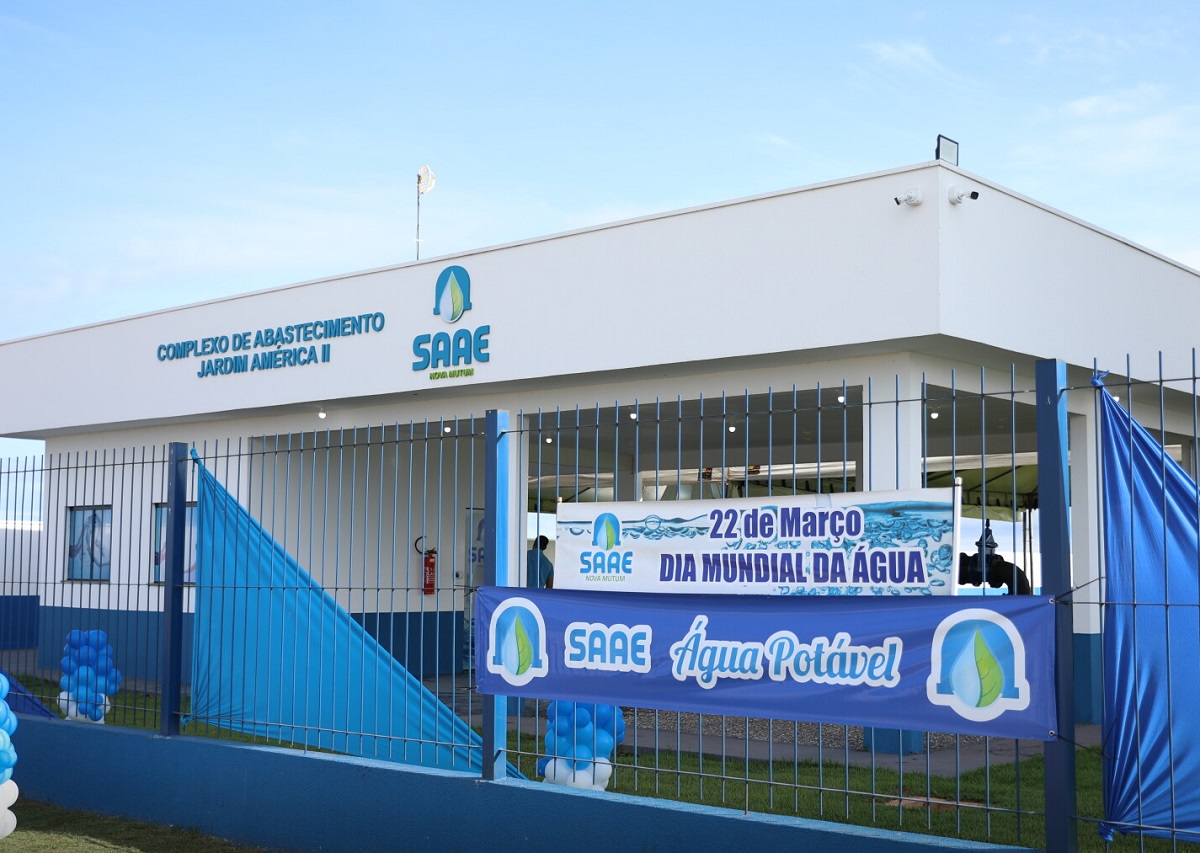 Nova Mutum investe R$ 3,7 milhões em complexos de água. Foto: Vinícius Fantinel/PMNM