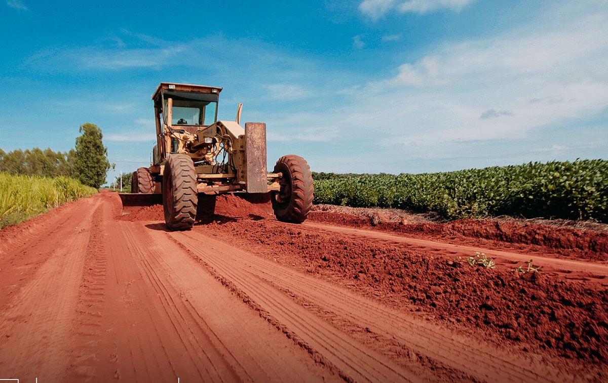 Nova Mutum vai gastar R$ 8,8 milhões para pavimentar estrada. Foto: Arquivo prefeitura de Nova Mutum