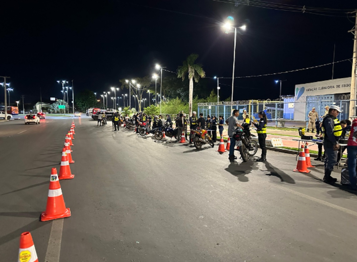 Lei Seca: operação prende 2 motociclistas em Cuiabá. Foto: Governo do MT